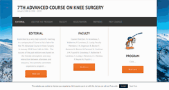 Desktop Screenshot of kneecourse.com